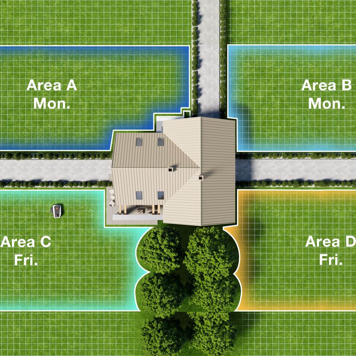 15 Prispôsobiteľné kosenie a plánovanie kosenia